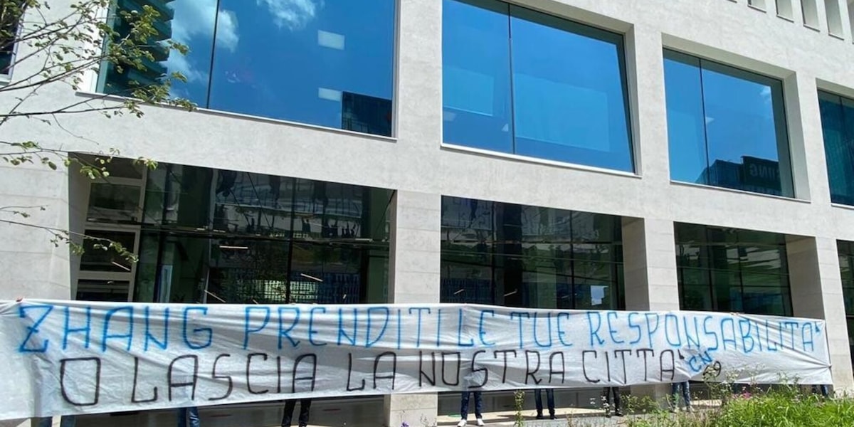 Inter, la Curva Nord contesta Zhang