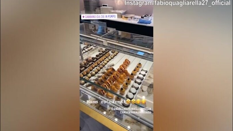 Quagliarella e la pasticceria: "Mamm ro' carmn"