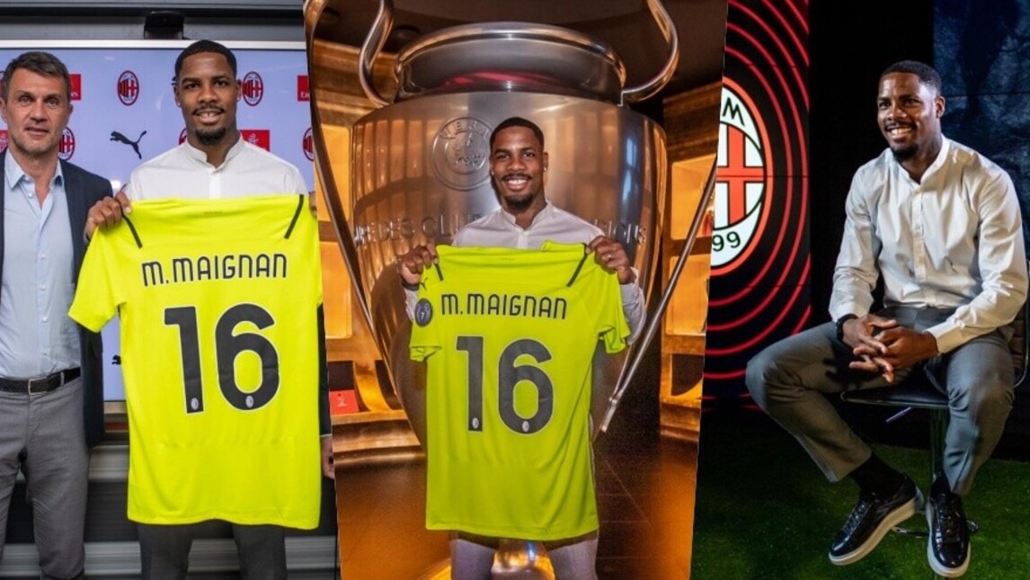 Milan, Maldini presenta Maignan: presa la maglia numero 16