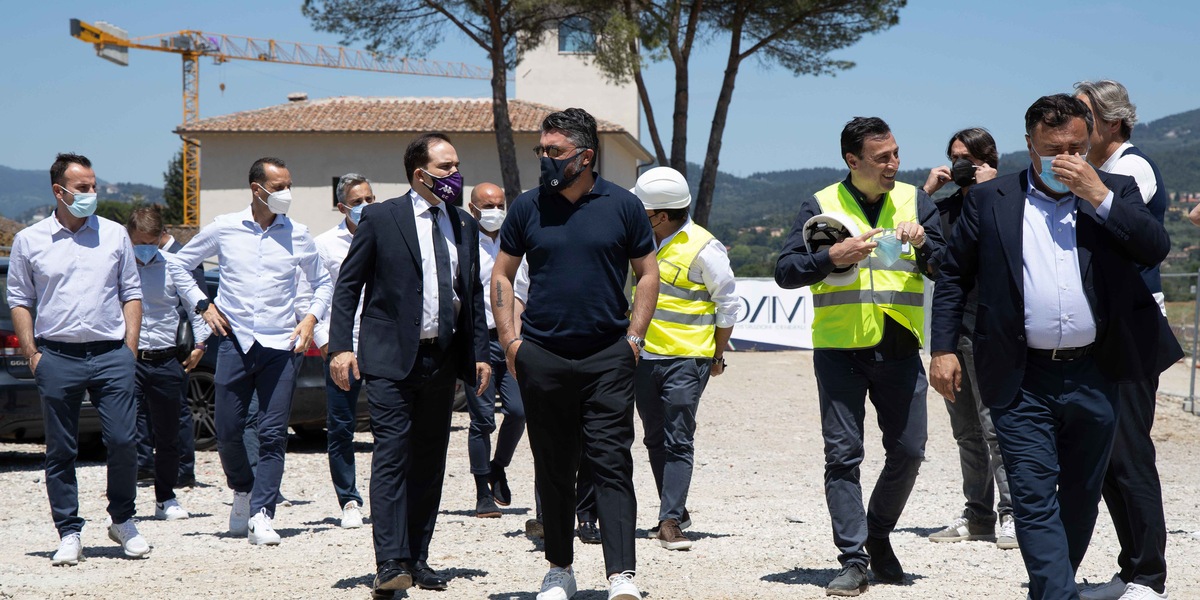 Fiorentina, Gattuso in visita al Viola Park