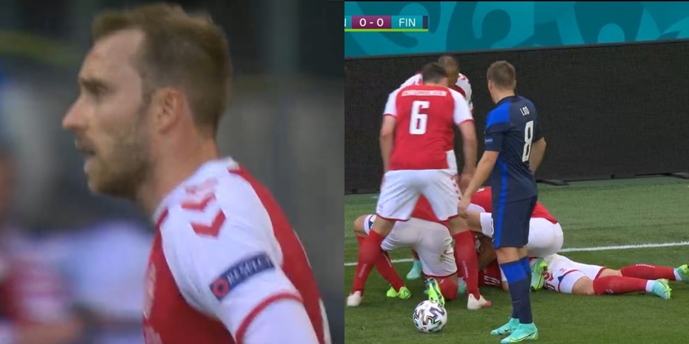 Eriksen, malore in campo durante Danimarca-Finlandia