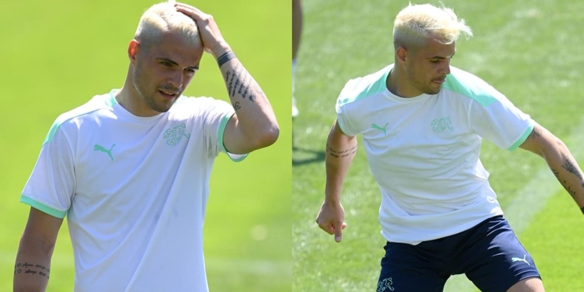 Xhaka biondo e torello, la Svizzera si prepara all'Italia FOTO VIDEO