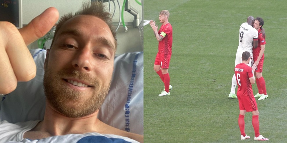 Eriksen, il messaggio ai compagni dopo la partita con il Belgio