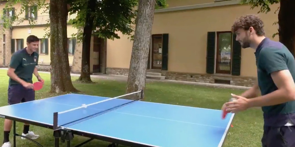 Europei, Italia: Pessina e Locatelli si sfidano a ping-pong. Vince...