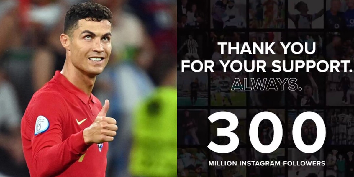 Cristiano Ronaldo, è record social: 300 milioni di followers!