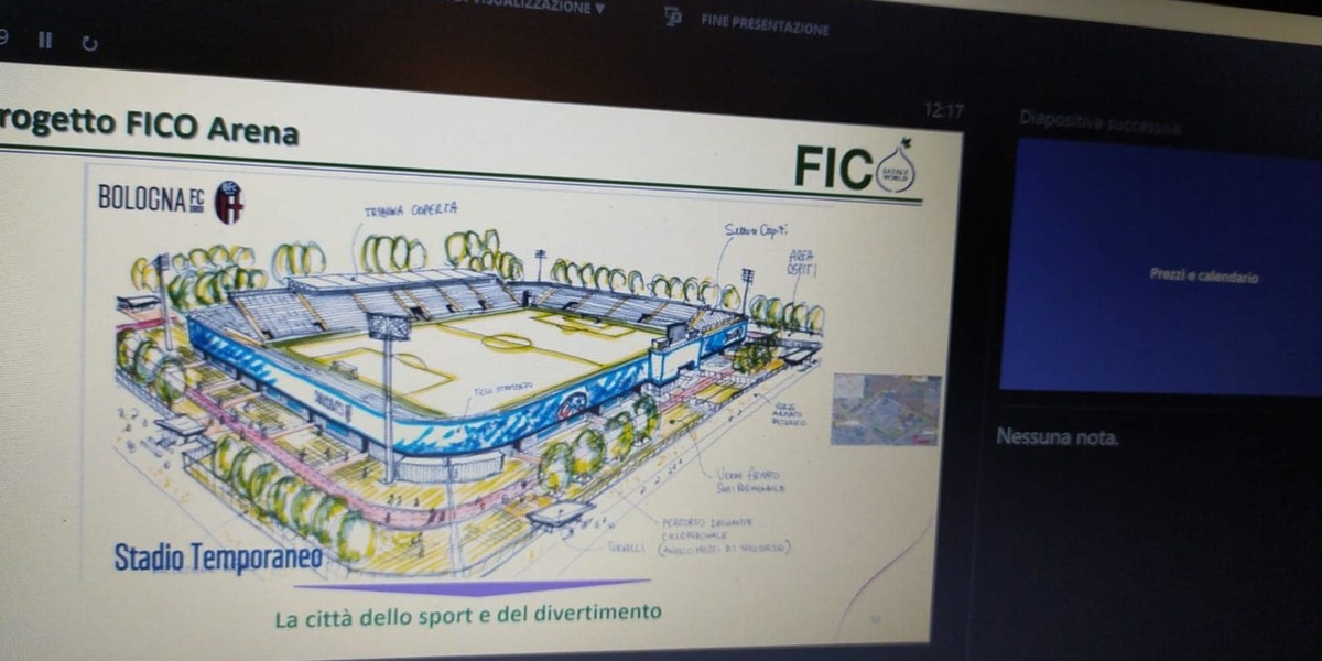 Bologna, nuovo impianto in attesa del restyling del Dall'Ara