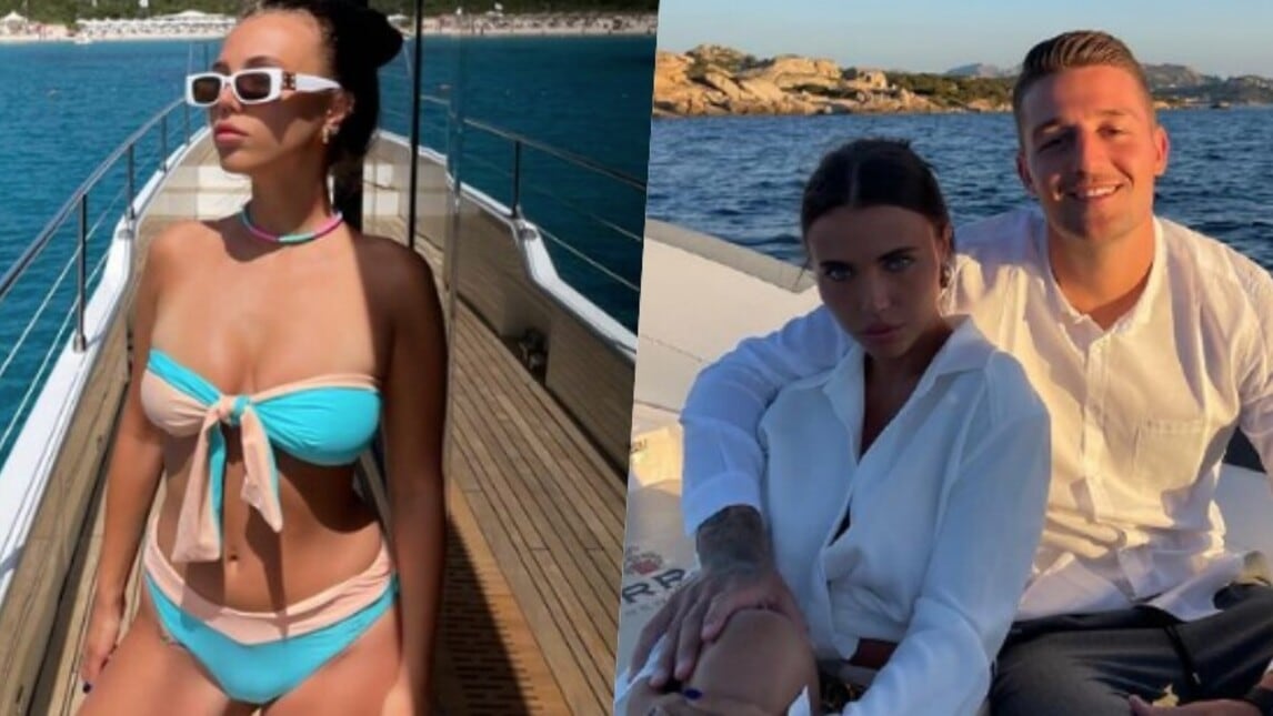 Milinkovic, relax in Sardegna. E Natalija incanta…
