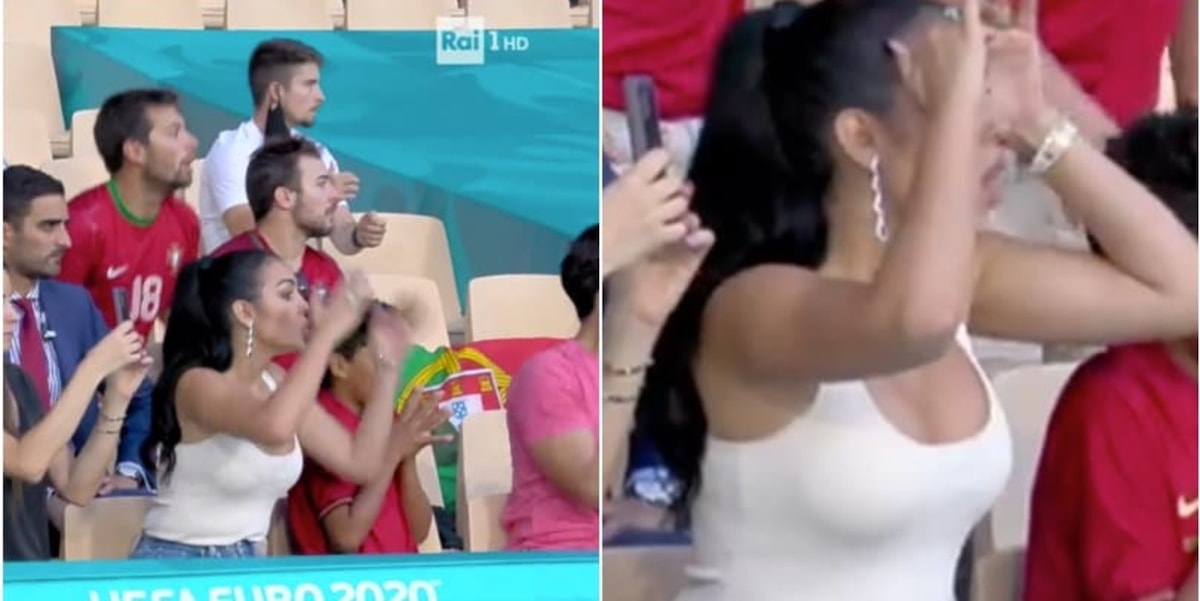 Ronaldo sfiora il gol, Georgina si dispera in tribuna