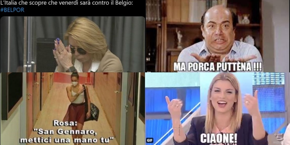 Il Belgio spaventa l'Italia: l'ironia dei tifosi sui social