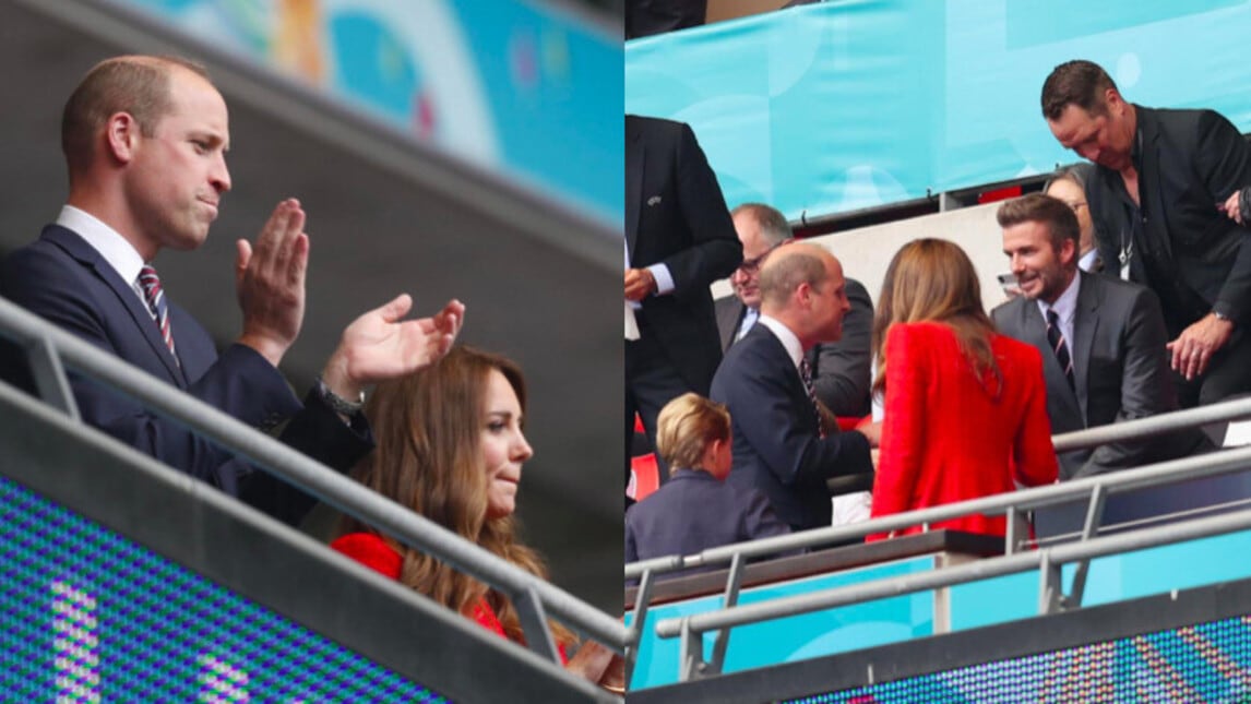 Inghilterra-Germania, in tribuna il principe William con Kate e Beckham