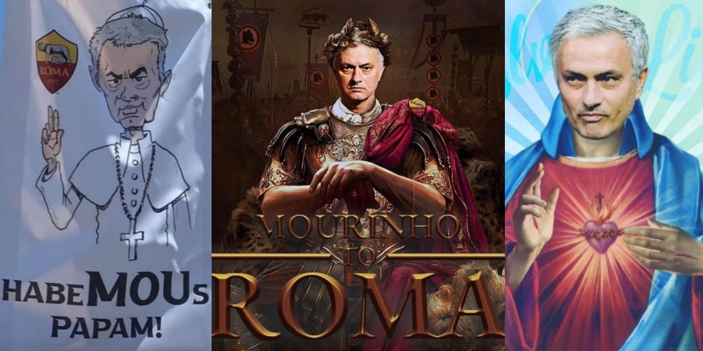 Mourinho-mania sui social, da papa a imperatore: l'ironia dei tifosi