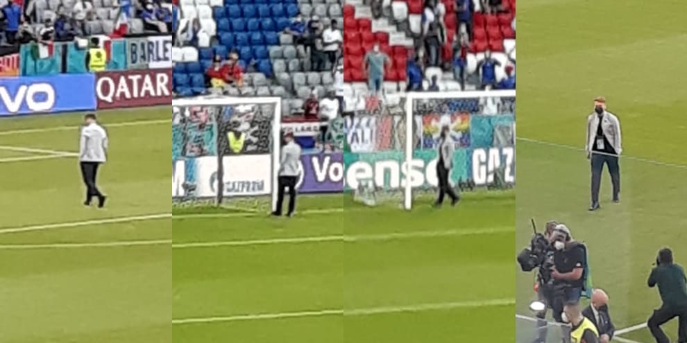 Italia, Immobile ripete il rito dei calcetti ai pali prima della partita contro il Belgio!