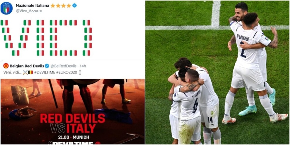 Italia, la pungente risposta social al Belgio dopo la vittoria