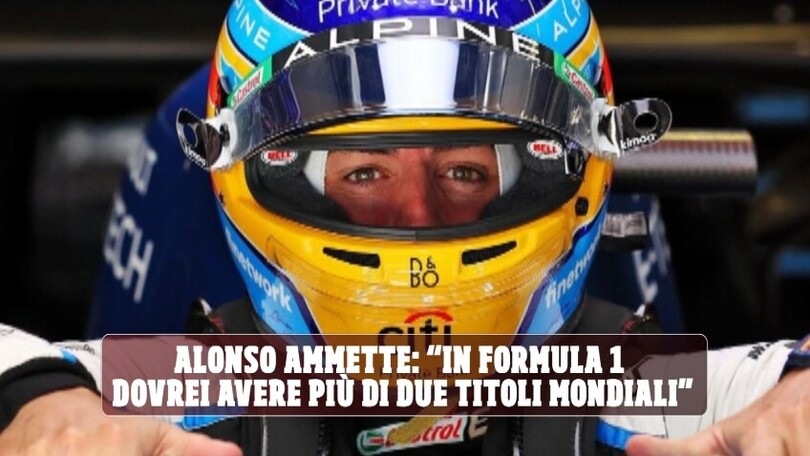 Fernando Alonso col dente ancora avvelenato: "In F1 avrei dovuto vincere 3/4 titoli in più"