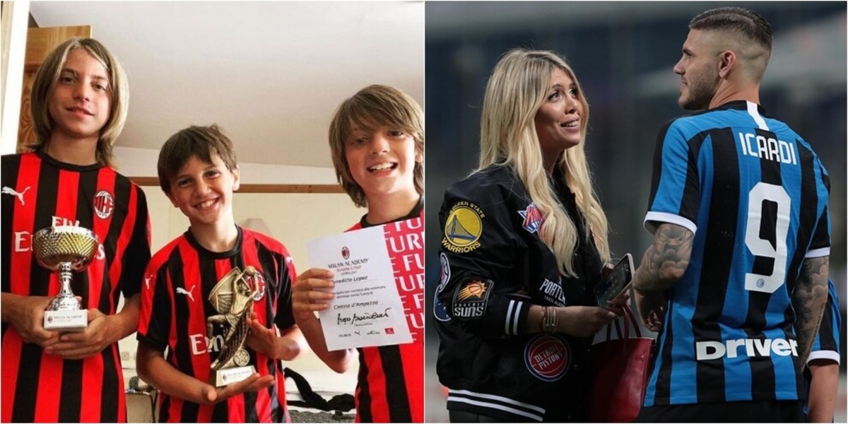 Icardi, che schiaffo all'Inter: iscrive i figli al Milan Camp!