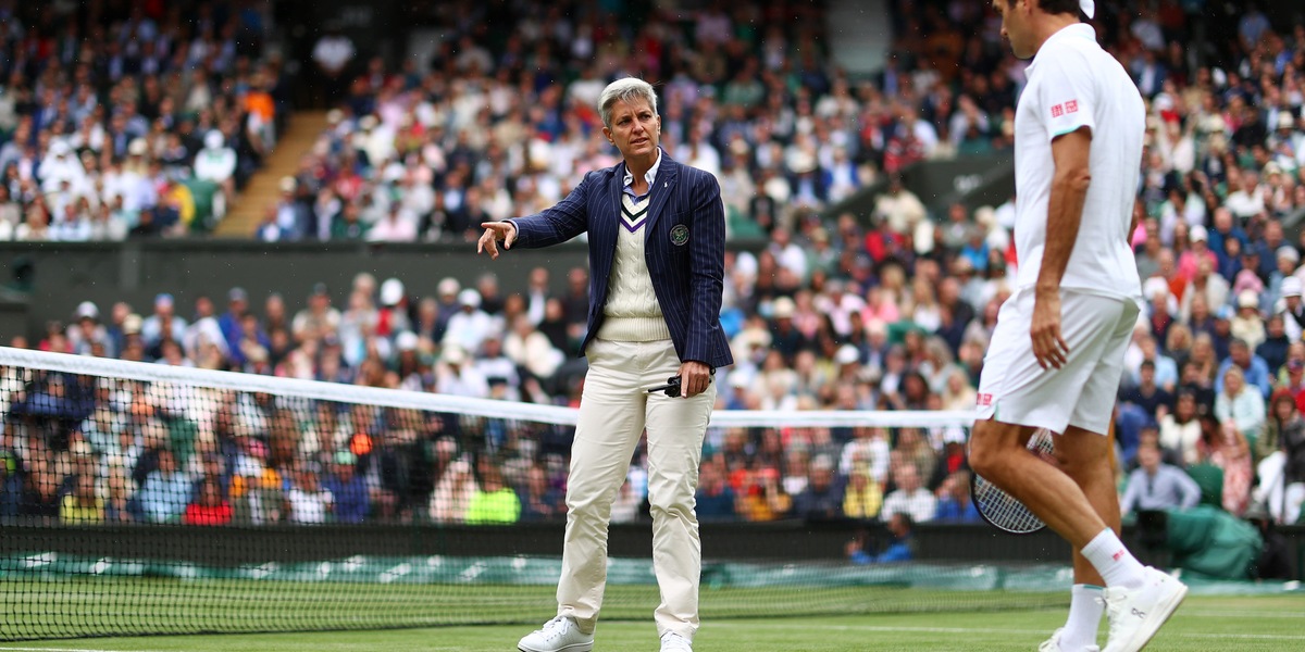 Wimbledon, Cicak prima donna arbitro a dirigere la finale maschile