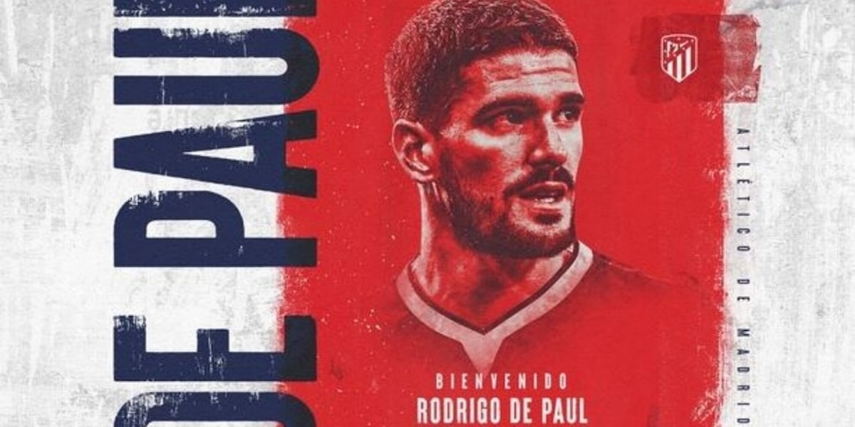 Rodrigo De Paul va all'Atletico Madrid: c'è l'annuncio ufficiale