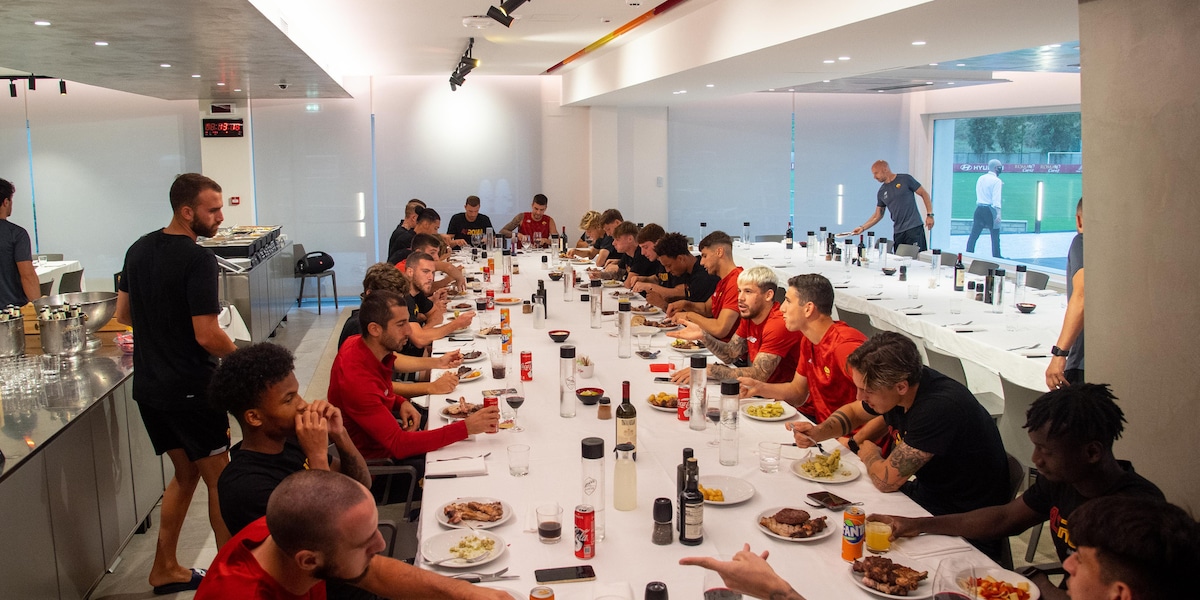 La Roma fa gruppo: ecco la cena di squadra a Trigoria