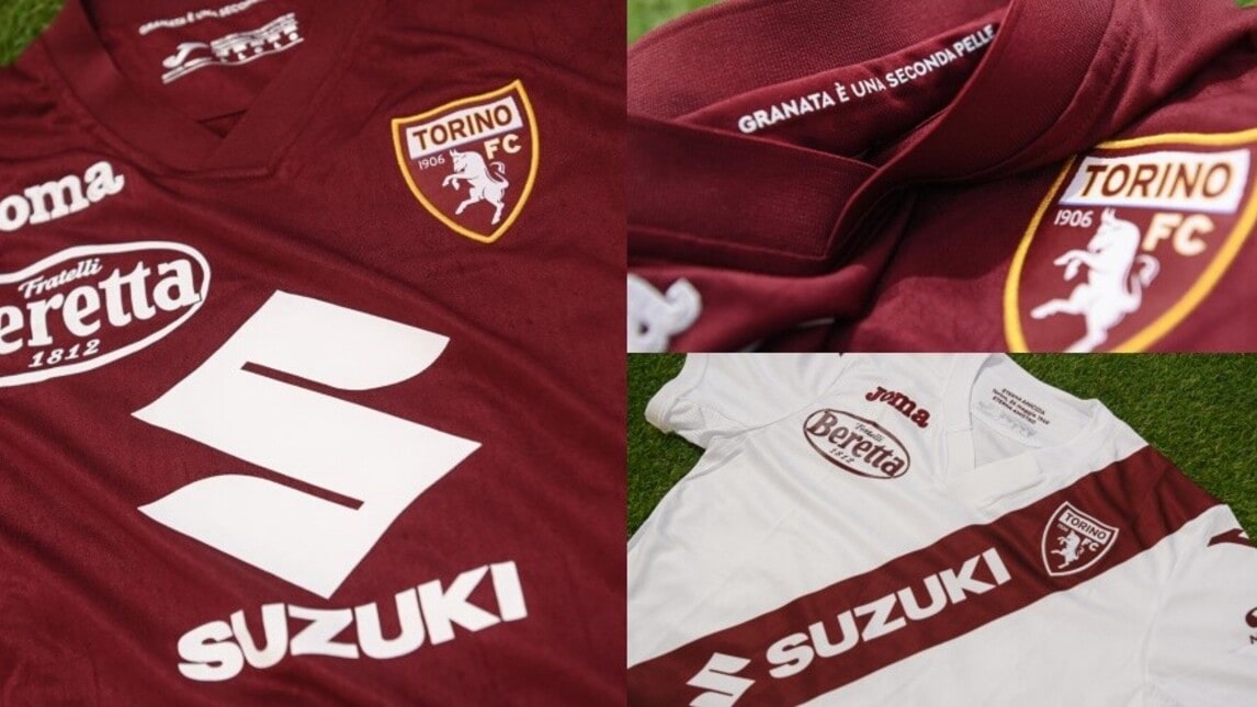 Il Torino presenta le nuove maglie per il 2021-2022