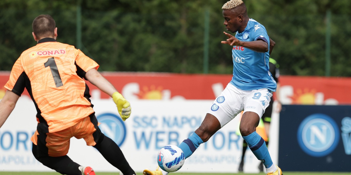 Napoli-Bassa Anaunia 12-0: Spalletti sorride, poker di Osimhen