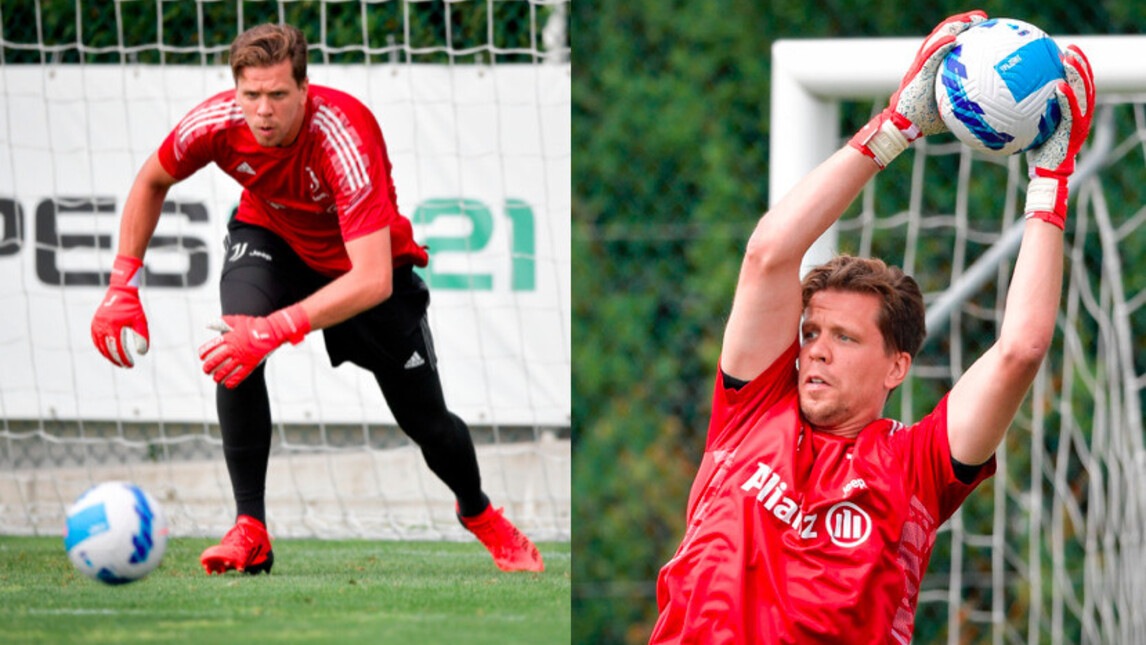 Juve, Szczesny è tornato: doppio allenamento alla Continassa