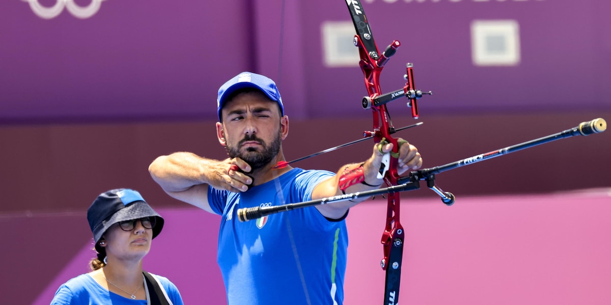 Tokyo 2020, squadra mista di tiro con l'arco eliminata agli ottavi