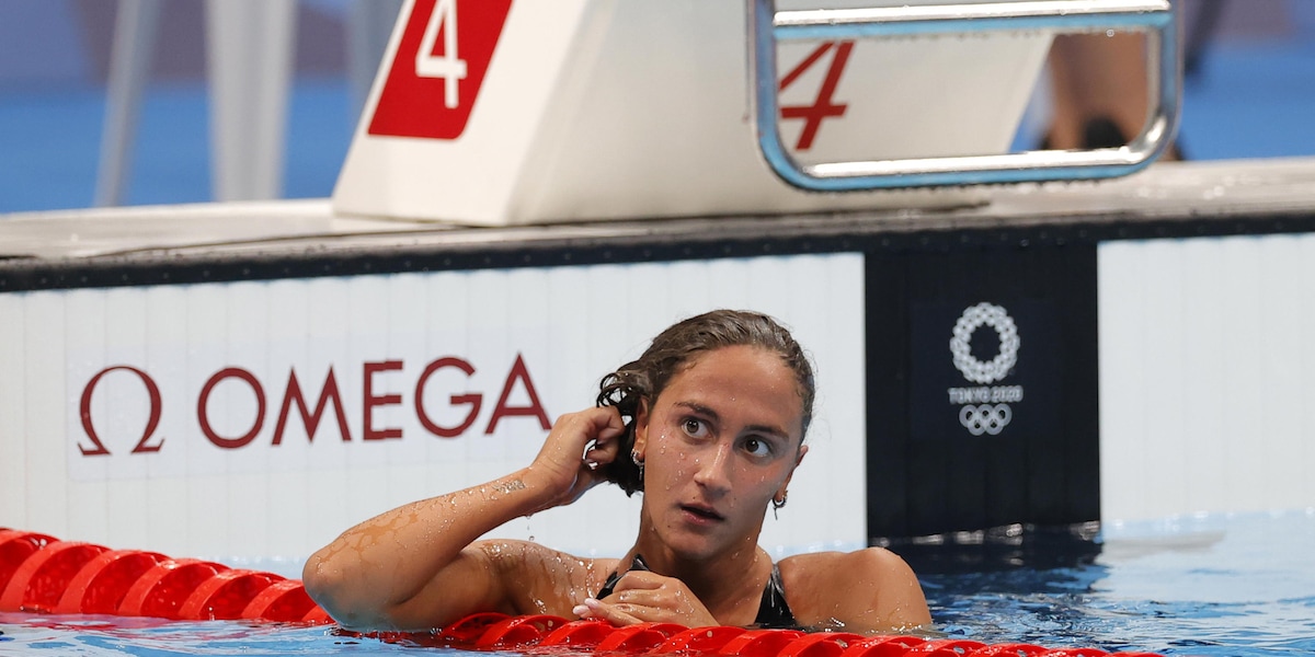Olimpiadi, Quadarella in lacrime dopo il quinto posto nei 1500 stile