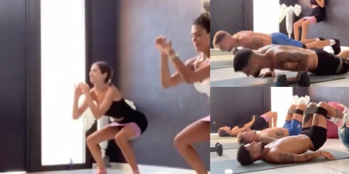 Insigne e Immobile, super allenamento con Jenny e Jessica