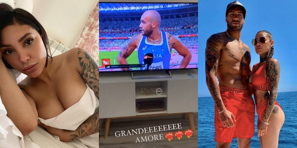 Jacobs record e finale, Nicole esulta sui social: "Grandeee amore"