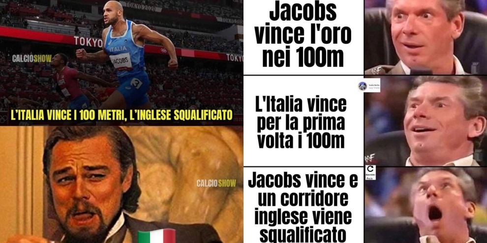 Oro a Jacobs e Hughes squalificato: è sempre Italia-Inghilterra sui social