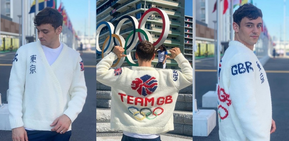Tom Daley, un cardigan per ricordare le Olimpiadi