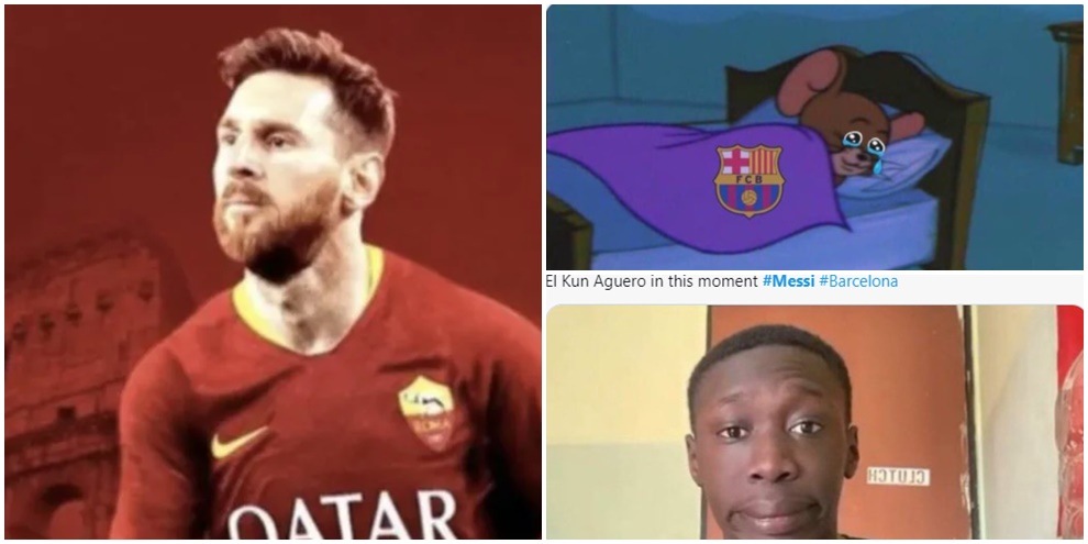 Messi lascia il Barcellona e i social si scatenano. I tifosi del City sognano...FOTO