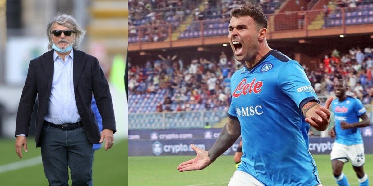 Ferrero: "Petagna vuole la Sampdoria, decide De Laurentiis"