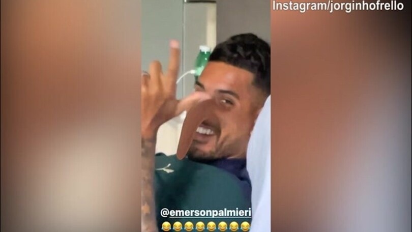 Jorginho e gli scherzi social a Emerson