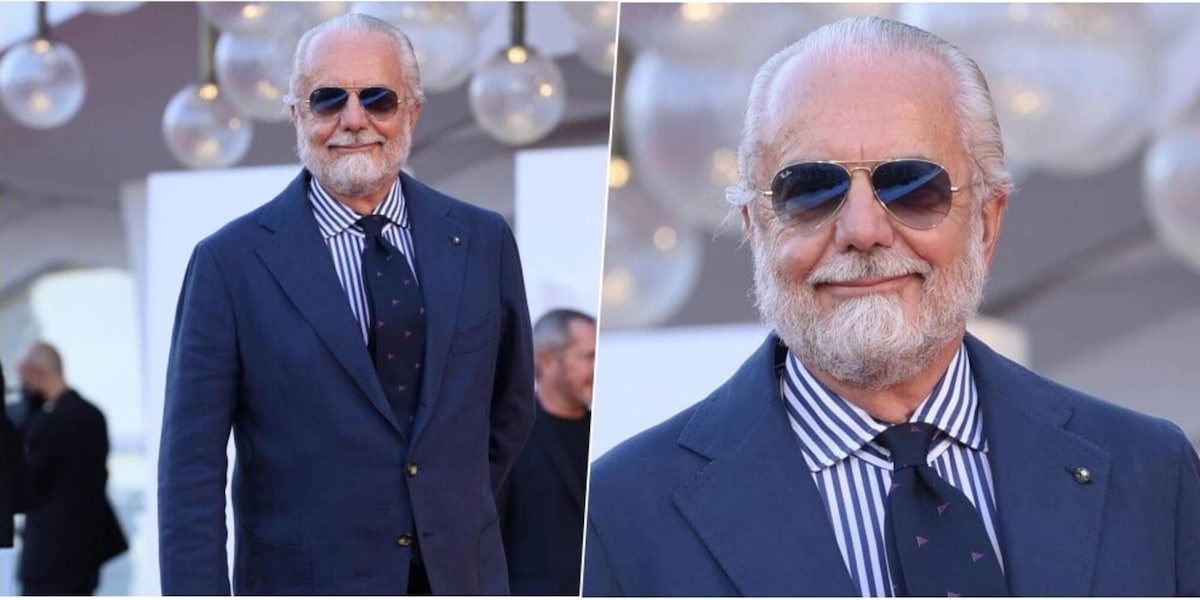 De Laurentiis sul red carpet al Festival del Cinema di Venezia