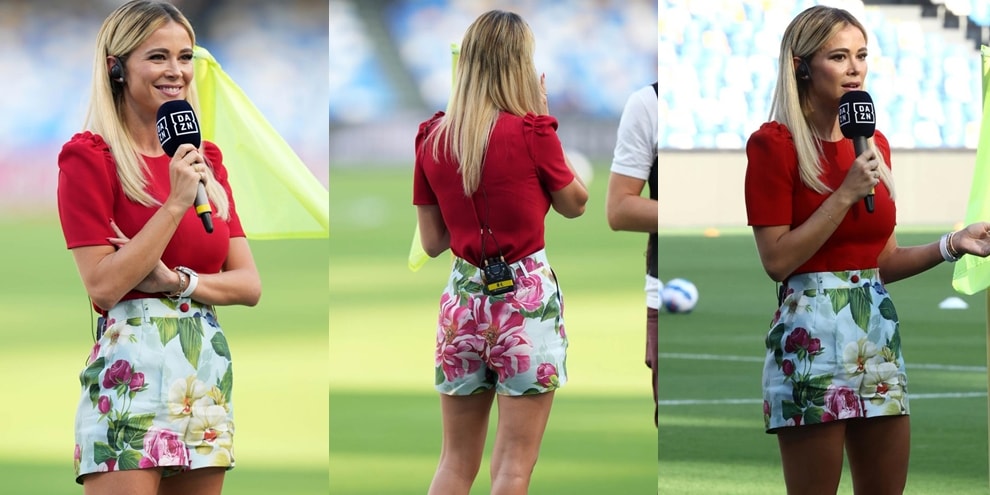 Diletta Leotta in shorts incanta allo stadio 'Maradona' FOTO