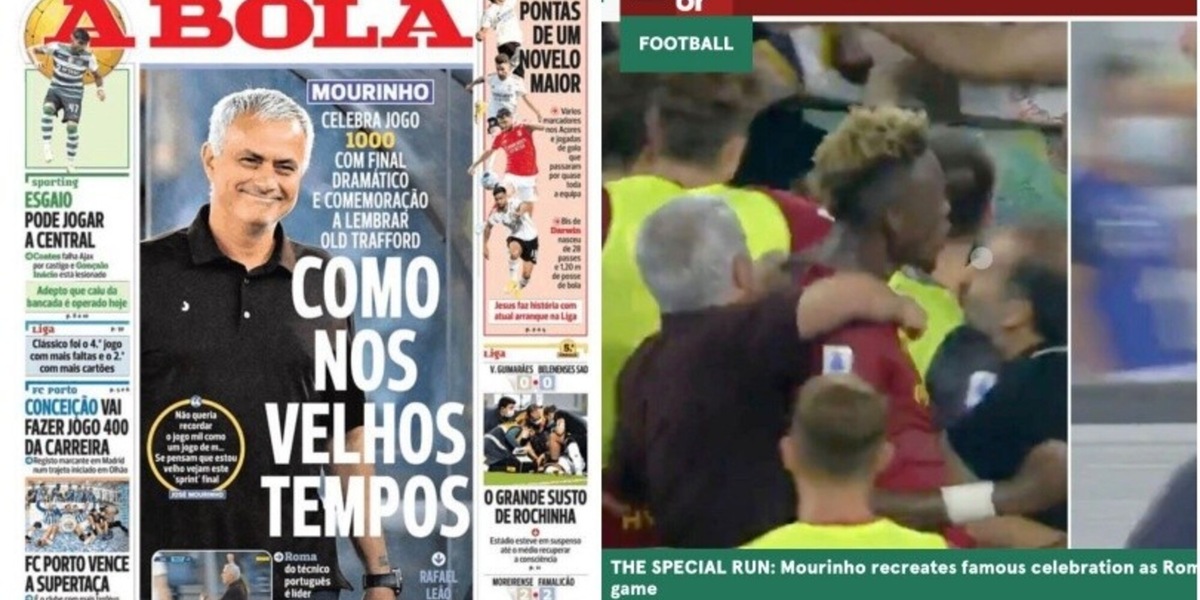 Roma, la stampa estera esalta Mourinho: “Ora è Special Run”