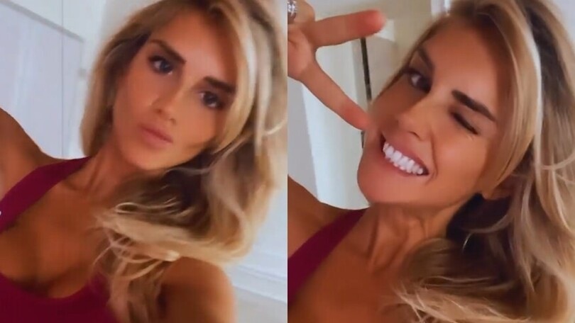 Michela Persico, l'allenamento è anche sexy...