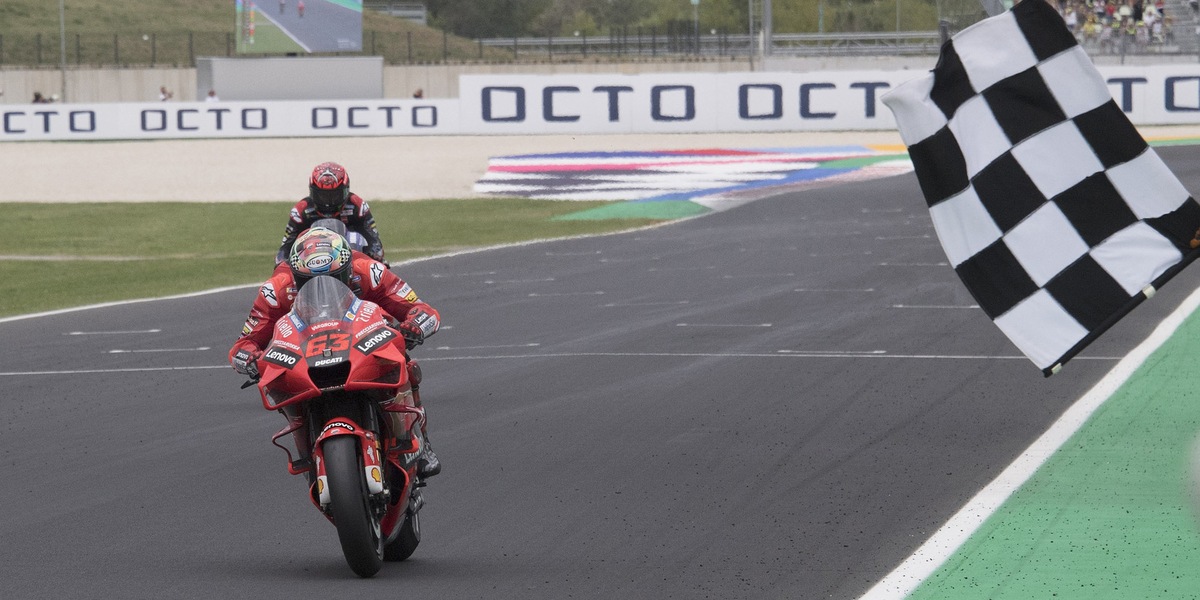 La MotoGP fa il botto: il GP di Misano con la vittoria di Bagnaia è un successo su Sky e Tv8