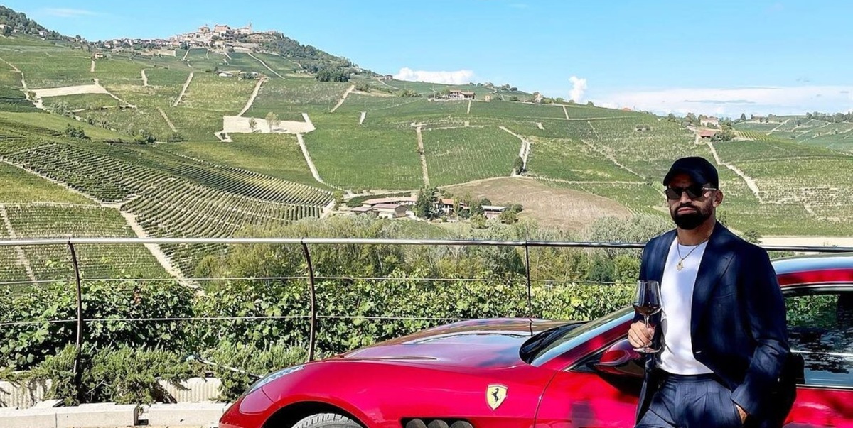Tomás Rincón e la dolce vita in Piemonte: tra Ferrari e un calice di... Barolo