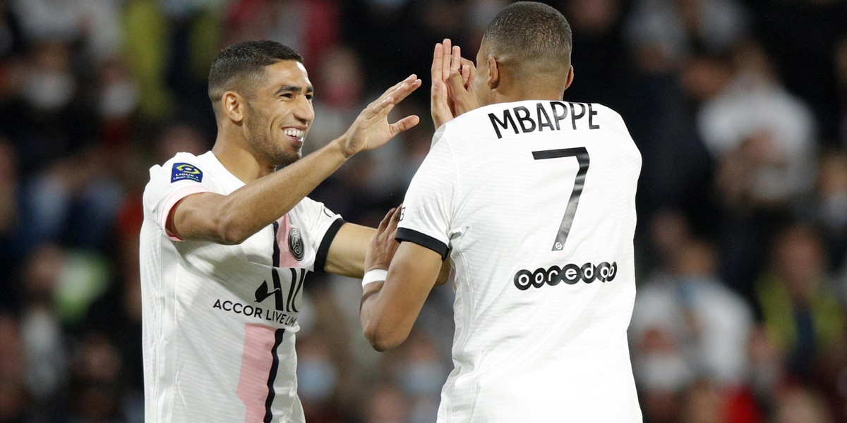 Ligue 1, super Hakimi trascina il Psg. Crolla in casa il Lens
