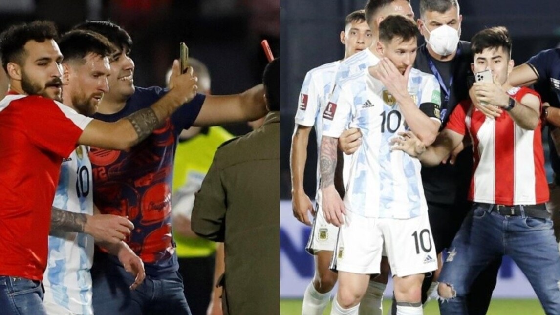 Paraguay-Argentina, invasione di campo per un selfie con Messi