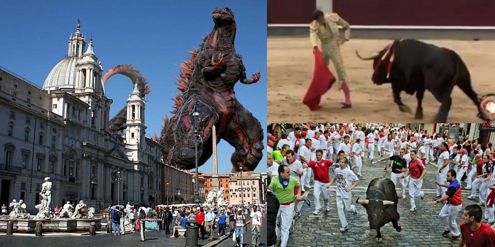 Toro per le strade di Roma: si scatena l'ironia social