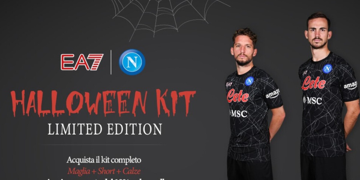 Napoli, ecco la maglia di Halloween per Torino e Bologna