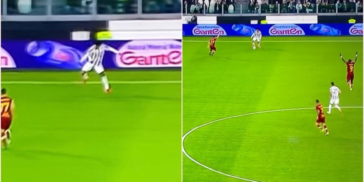 Juve, sul gol di Kean proteste della Roma per un fallo di mano