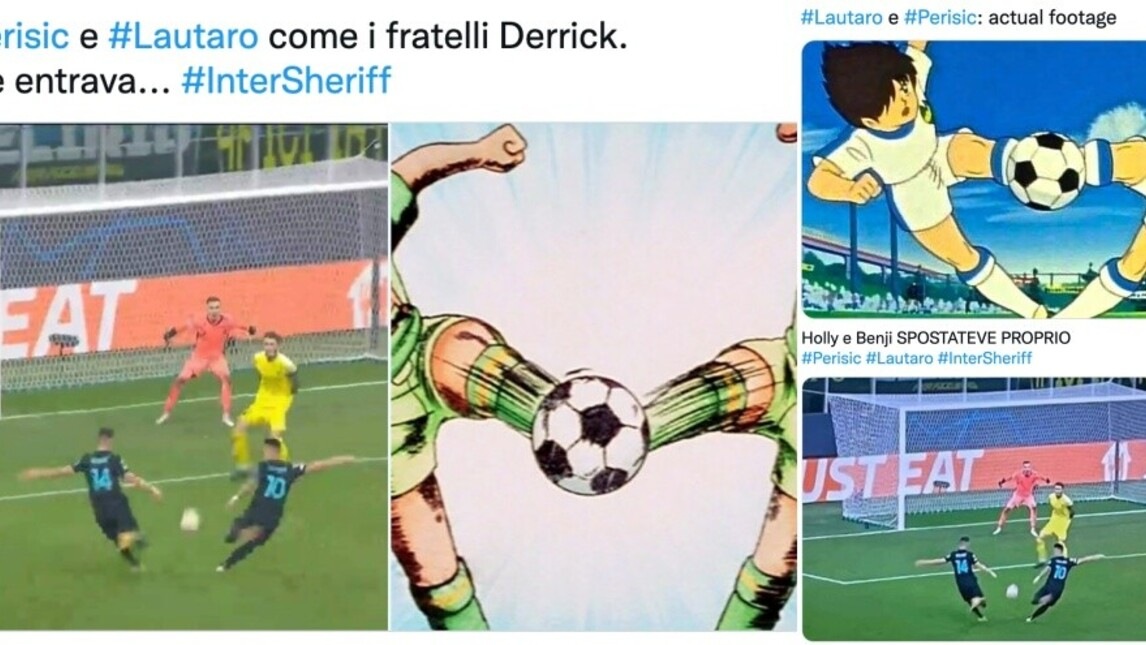 Lautaro e Perisic come i gemelli Derrick di Holly&Benji: social scatenati