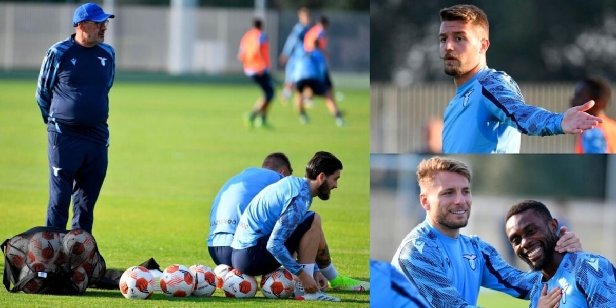 Lazio, rifinitura pre-Marsiglia: Luis Alberto in gruppo