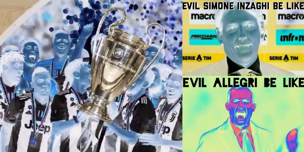 Ironie su calciatori e allenatori "evil": i protagonisti dell'ultimo tormentone social