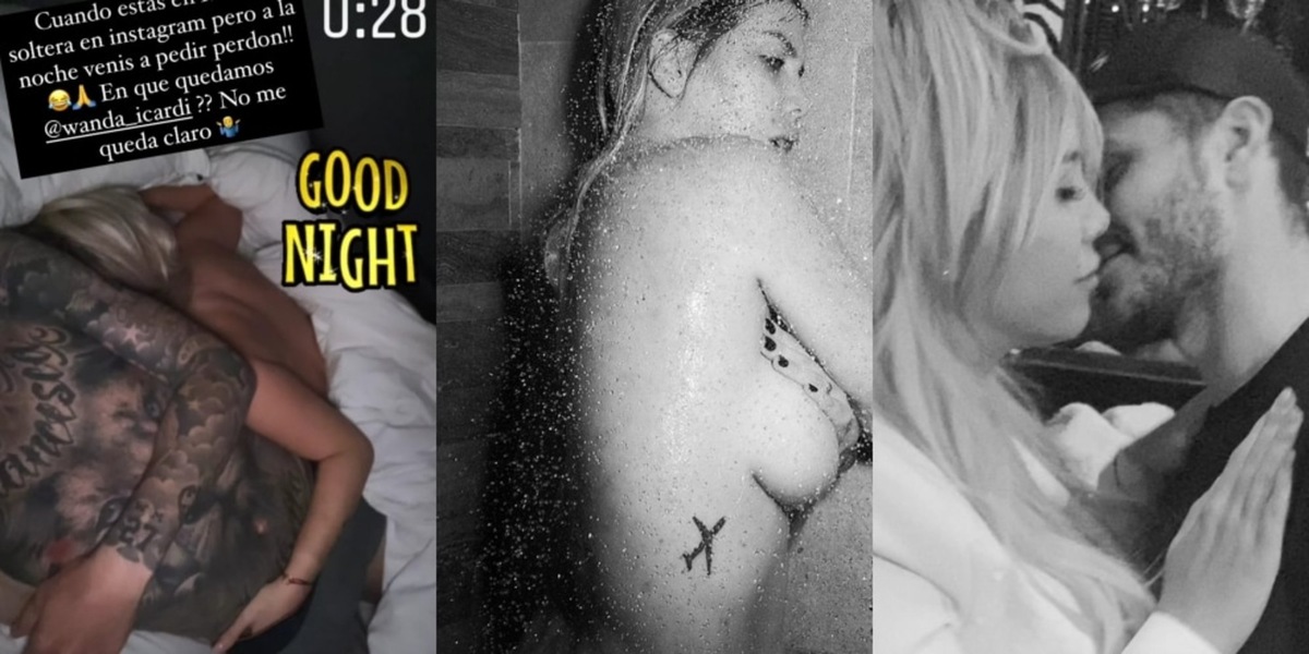 Icardi e Wanda nudi: il mistero della foto hot nel letto sparita dai social