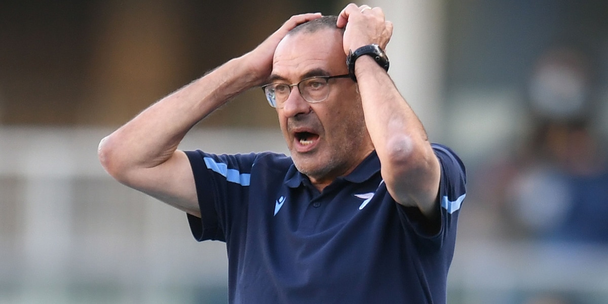 Lazio-Sarri, lungo confronto negli spogliatoi di Verona